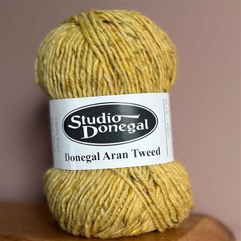 studio donegal aran tweed yarn